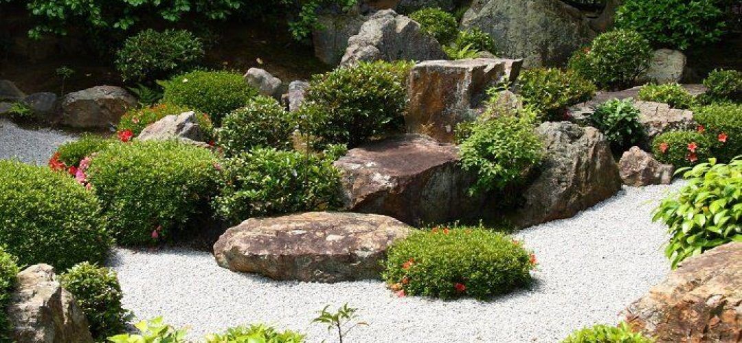 Ideas para decorar jardines con piedras